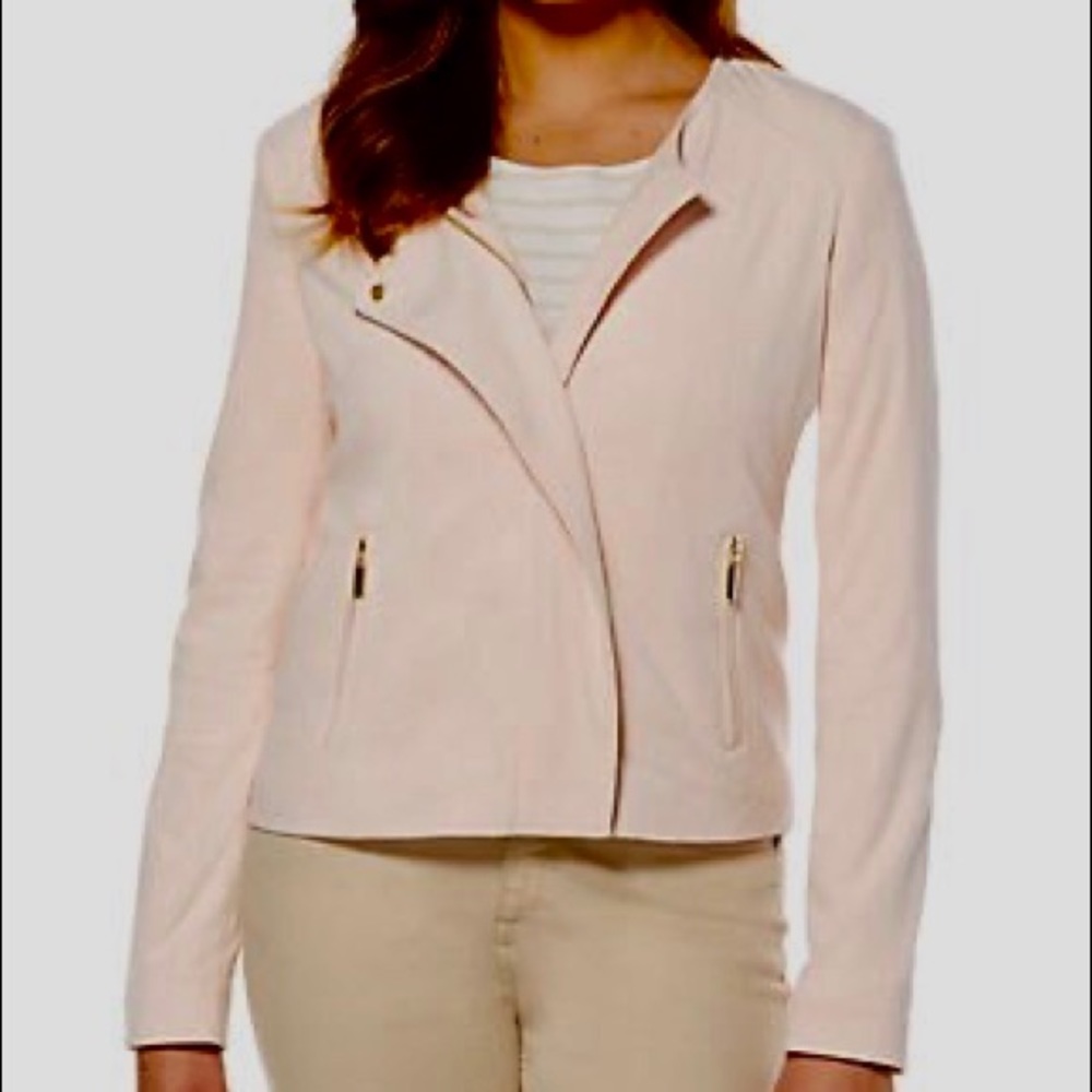 Women’s Rafaella pink blazer size 4 New